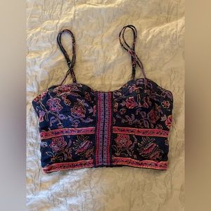 AEO Festival Crop Corset Top